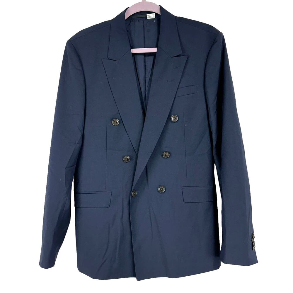 Tiger of Sweden Heldin Blazer Light Ink Navy Blue Men's Size 48 Reg NWOT